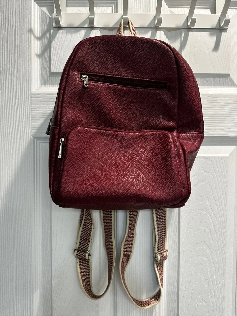 thirty-one Burgundy Pebbled Backpack